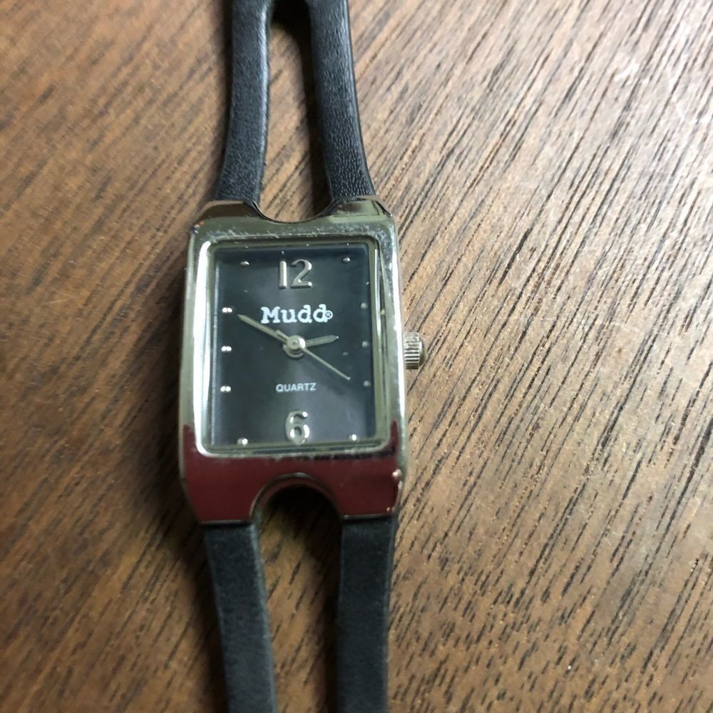 Ladies Mudd watch-Silver and gray. GUC